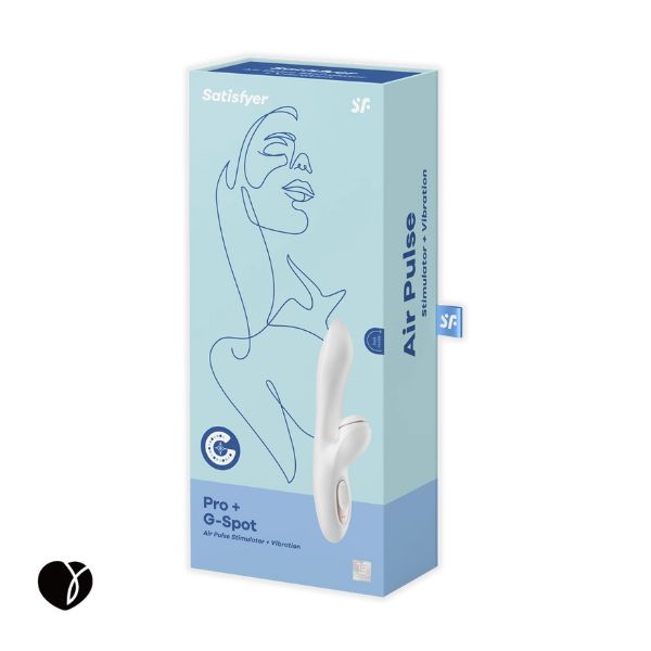 Waterproof Satisfyer Pro G-Spot Rabbit with USB rechargeable motor and intuitive controls