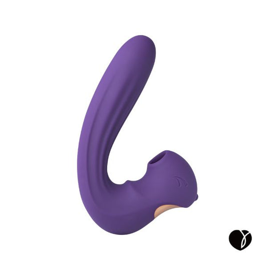 Purple clitoral squirrel sucking vibrator with 10 speeds